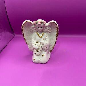 White and Gold Angel Figurine